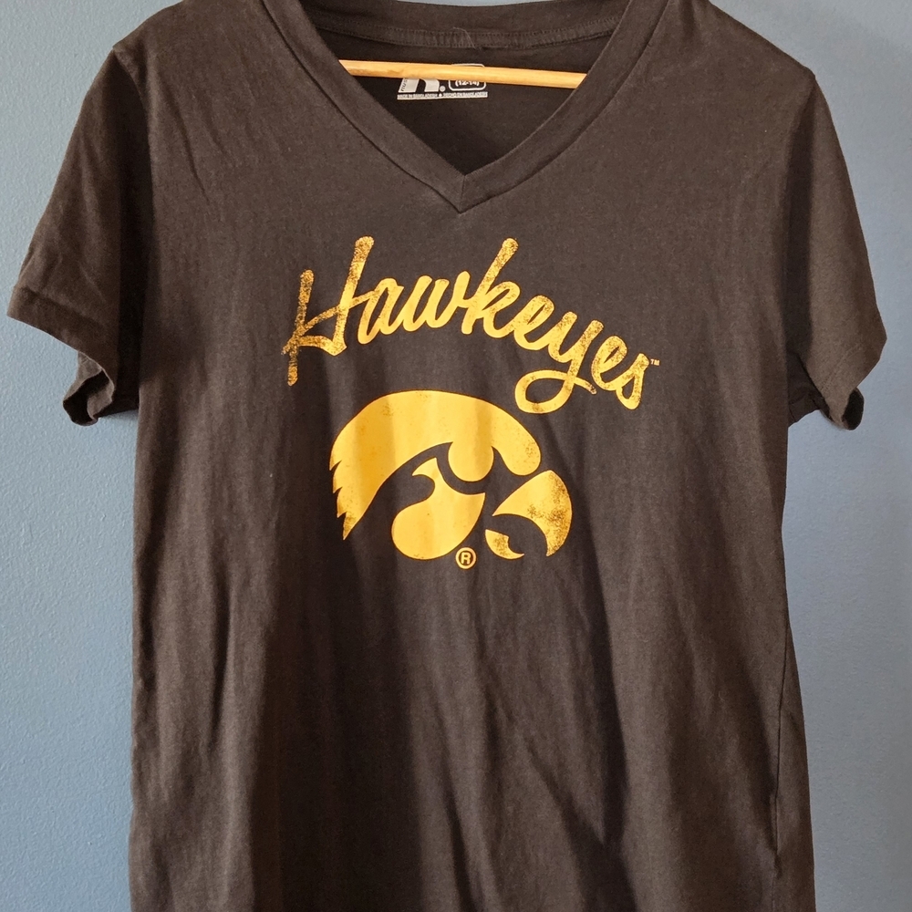 Iowa Hawkeyes T-Shirt Women's Lg